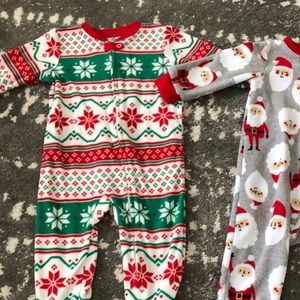 Fleece Christmas pajamas